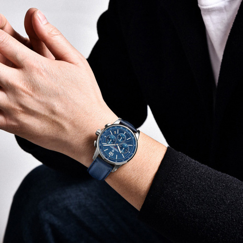 Годинник чоловічий Pagani Design YS008 Silver-Blue-1